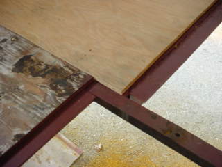 Angle Iron to hold floor in place