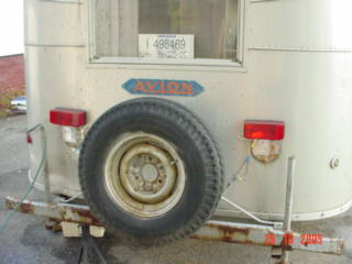 Rear of trailer